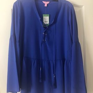 New Lilly Pulitzer silk top